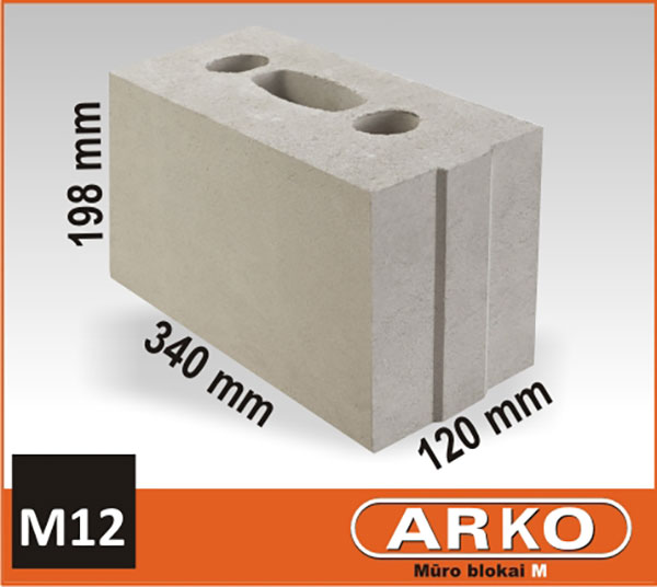Arko, mūro blokai