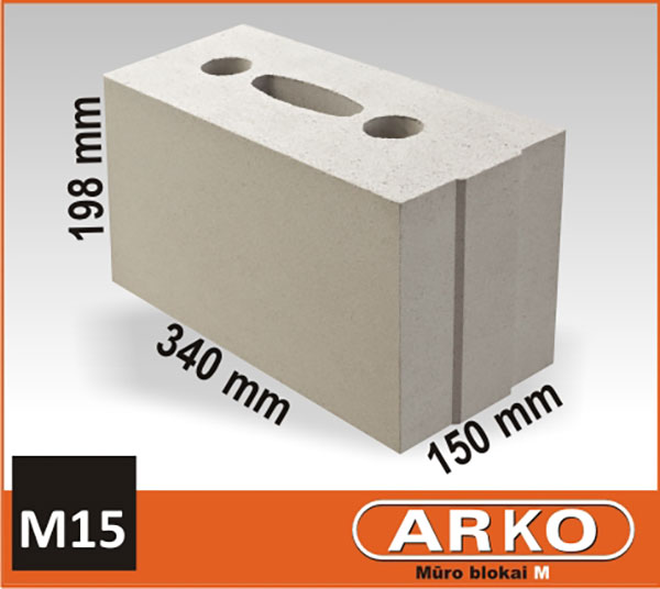 Arko, mūro blokai