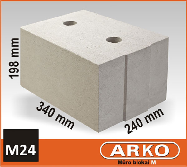 Arko, mūro blokai