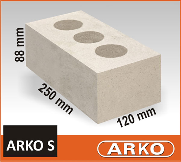 Arko, mūro blokai