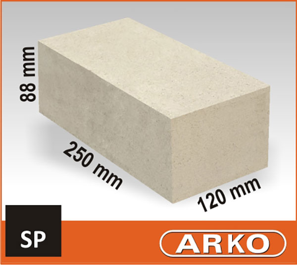 Arko, mūro blokai