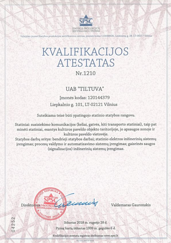 Tiltuva, UAB