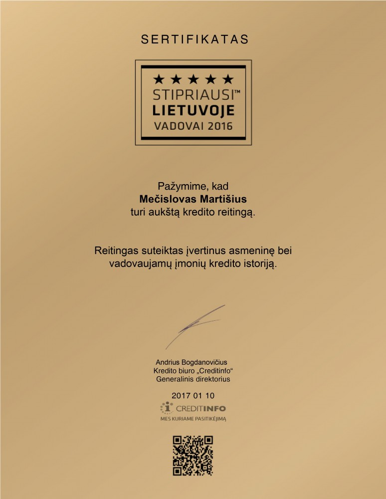 Mečislovo Martišiaus mokymo kursai, UAB