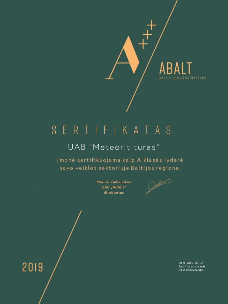 Meteorit turas, UAB