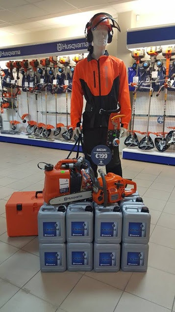 Husqvarna, parduotuvė, UAB "Tikas"