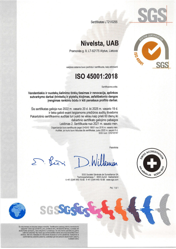 Nivelsta, UAB