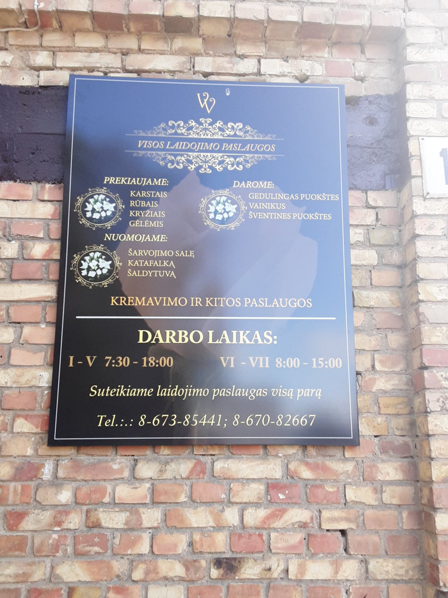 Laidojimo namai, V. Vaišvilienės IVV
