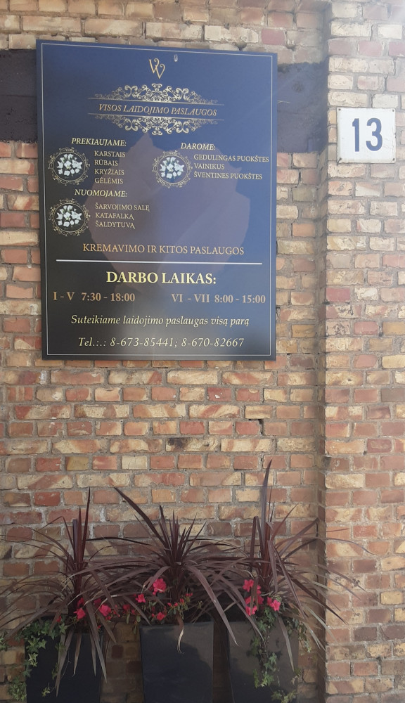Laidojimo namai, V. Vaišvilienės IVV