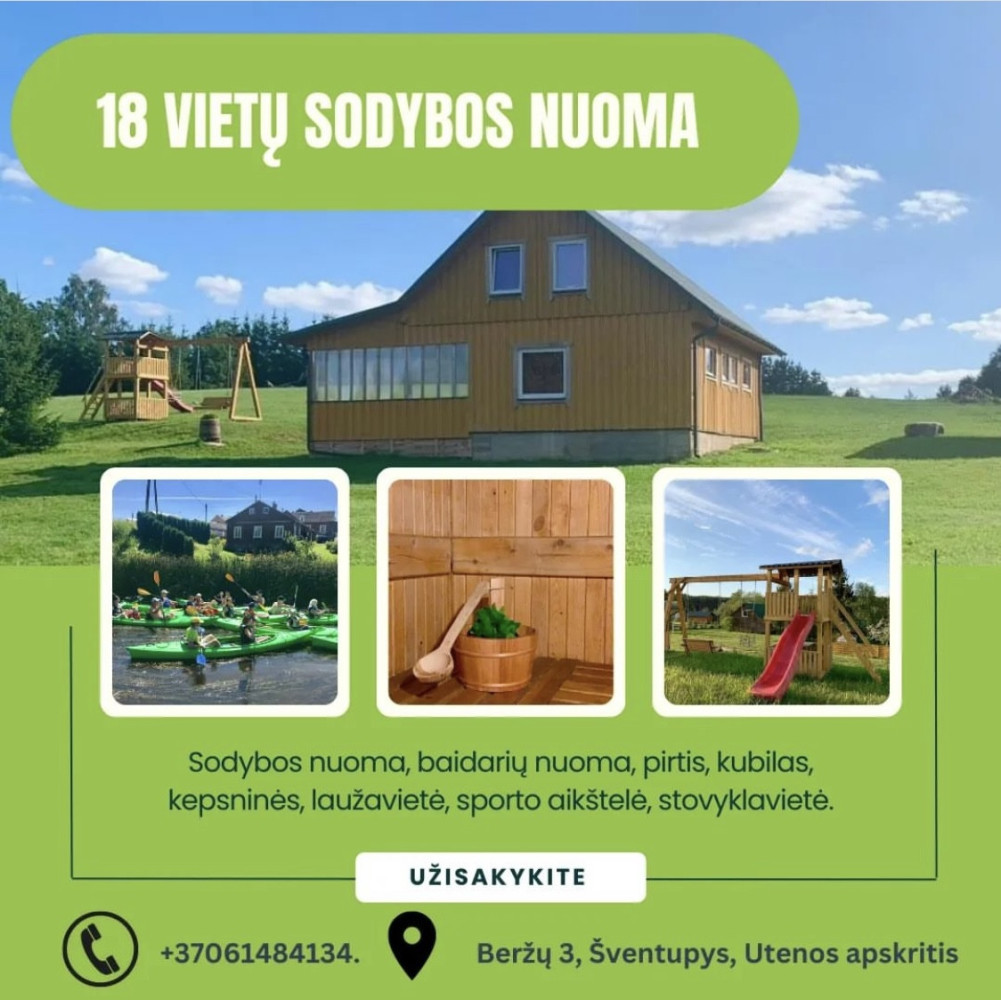 Žalioji stotelė, sodyba