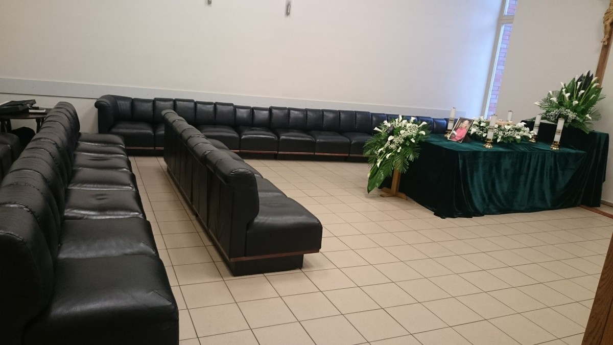 Gedulas, laidojimo paslaugų biuras, šarvojimo salė