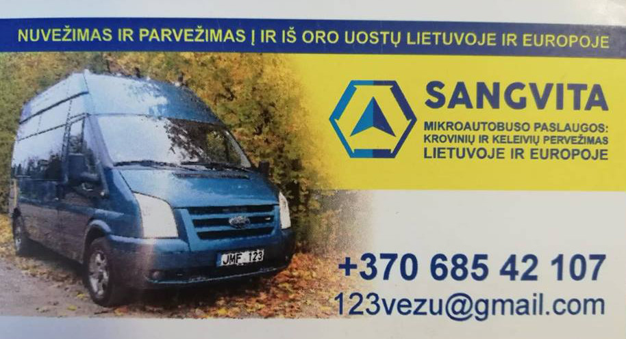 Keleivių pervežimas Tauragėje, UAB "Sangvita"