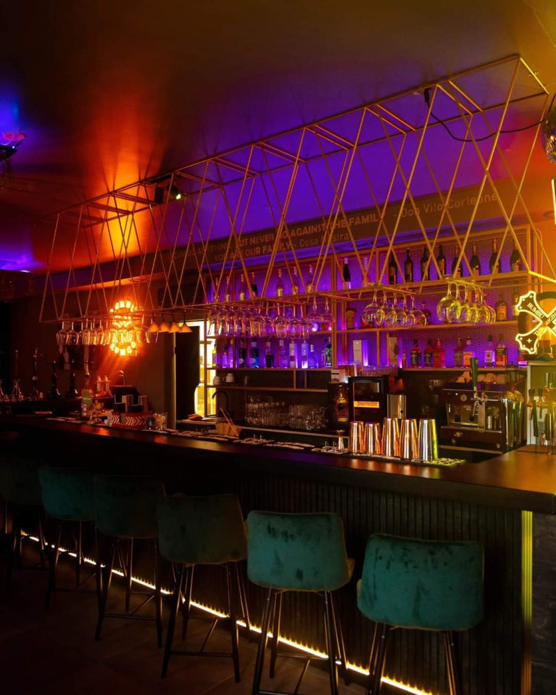 The Cosa Nostra lounge