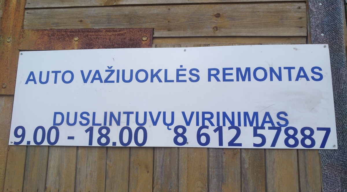 Automobilių remontas Palangoje