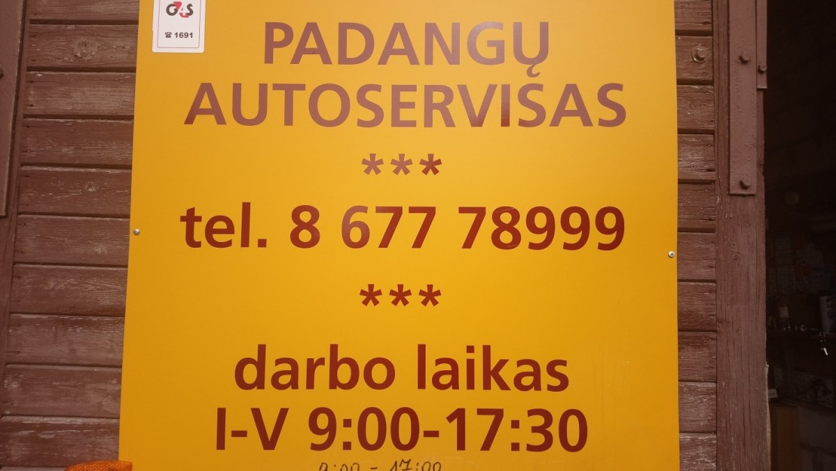 Padangų autoservisas