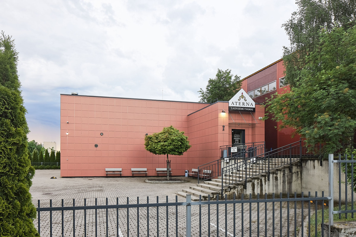 Aterna, laidojimo paslaugų biuras, šarvojimo salė, UAB