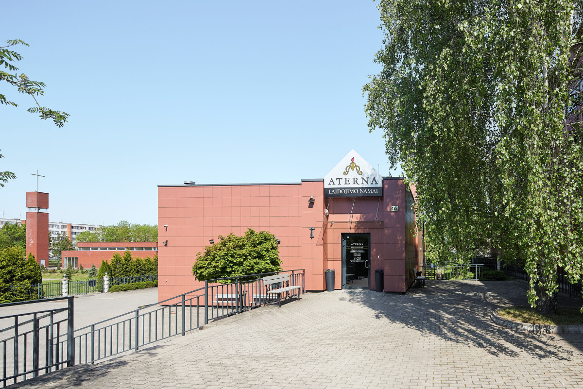 Aterna, laidojimo paslaugų biuras, šarvojimo salė, UAB