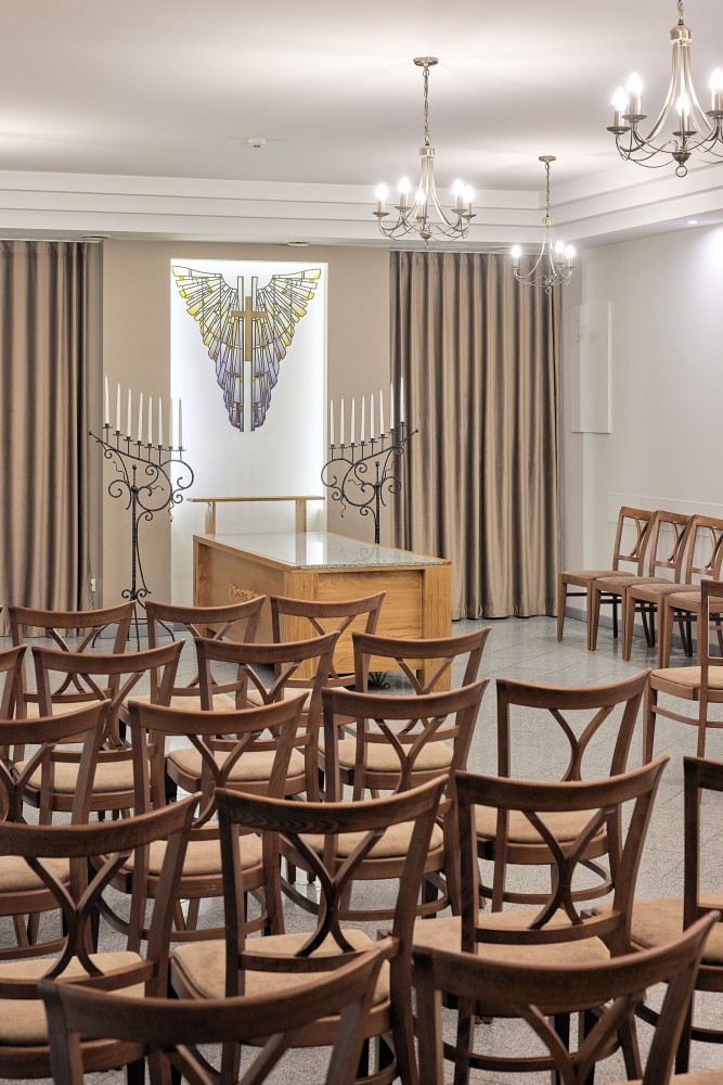 Aterna, laidojimo paslaugų biuras, šarvojimo salė, UAB