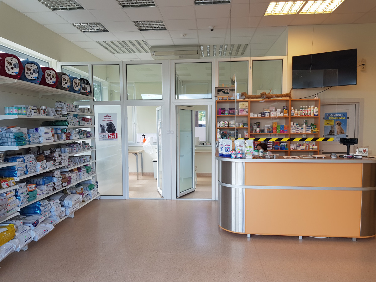 VilniusVet, Pašilaičių, Filaretų ir Žvėryno klinika - vaistinė