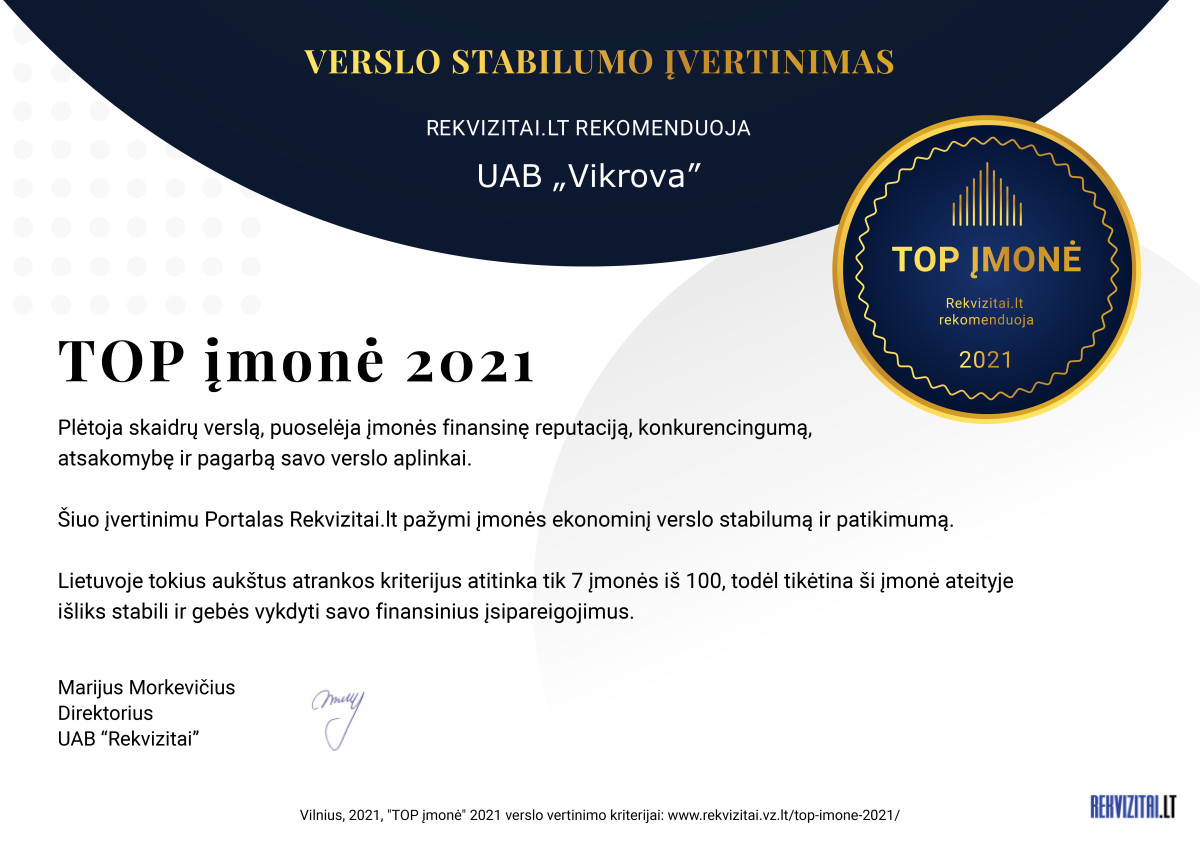 Vikrova, UAB