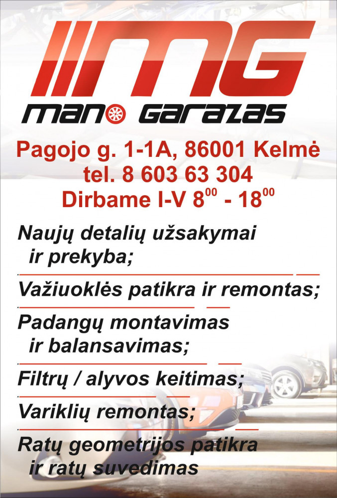 Mano garažas, MB