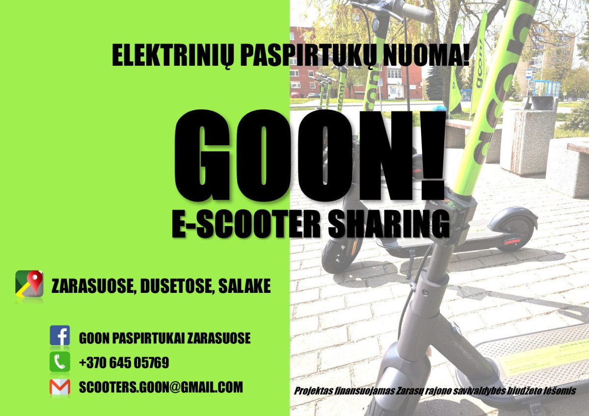 GOON paspirtukai Zarasuose