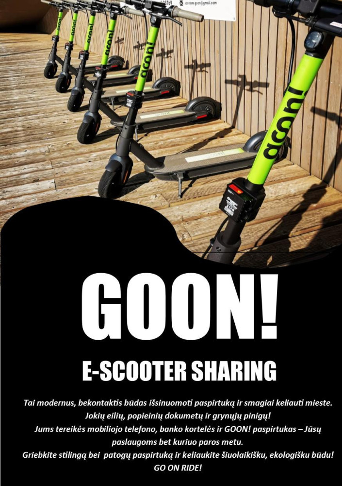 GOON paspirtukai Zarasuose