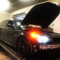 Black smoke factory