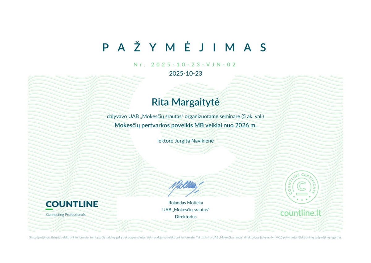 RM apskaita, UAB