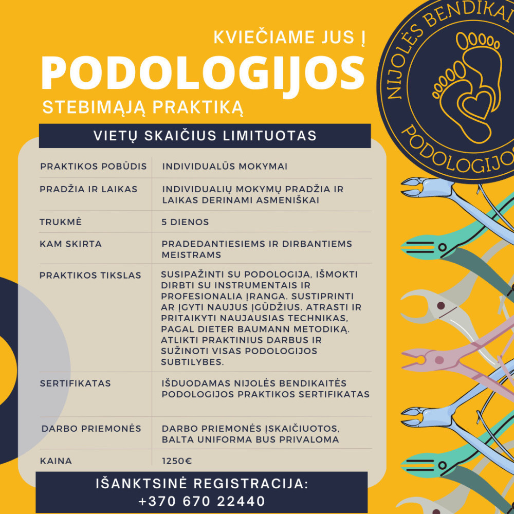 Nijolės Bendikaitės podologijos praktika, MB „Podologija“