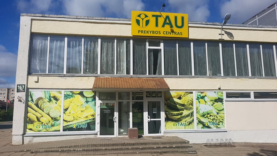 Tau, maisto prekių parduotuvė, UAB "Stilsena"