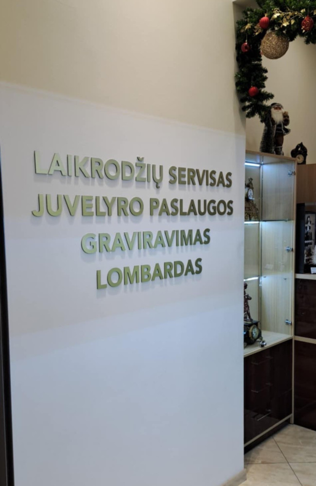 Laikrodžių ir juvelyrikos taisykla, filialas