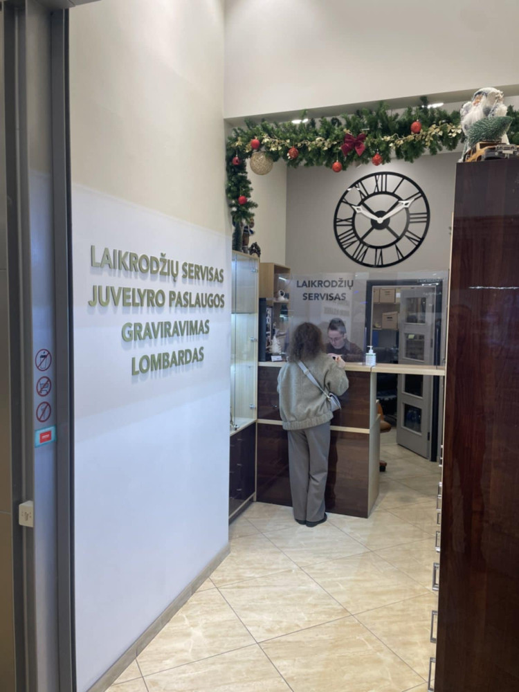 Laikrodžių ir juvelyrikos taisykla, filialas