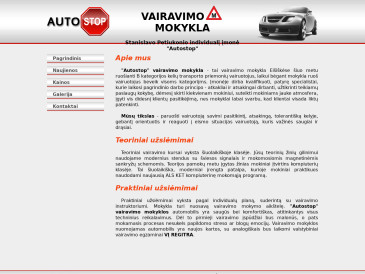 Autostop, vairavimo mokykla