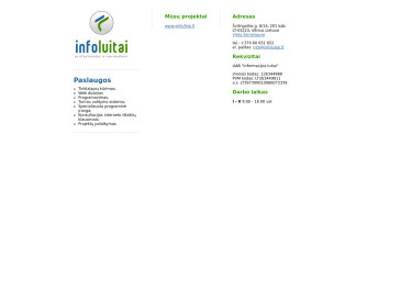 Informacijos luitai, UAB