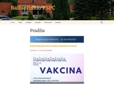 Balbieriškio pirminės sveikatos priežiūros centras, VšĮ