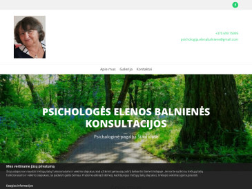 E. Balnienės psichologinė pagalba