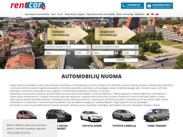 Rent Car AutomobiliÅ³ Ir MikroautobusÅ³ Nuoma Auto Lt
