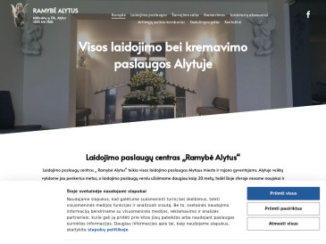 Ramybė Alytus, laidojimo paslaugos