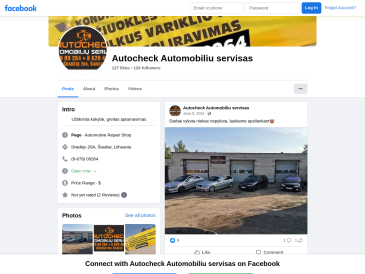 Autocheck, automobilių servisas