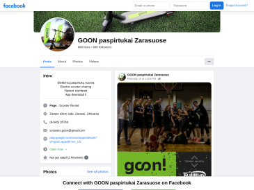 GOON paspirtukai Zarasuose