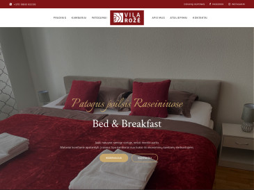 Vila Rožė apartamentai, B&B