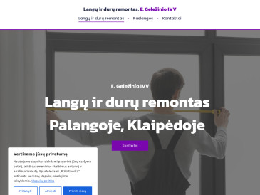 Langų ir durų remontas, E. Geležinio IVV