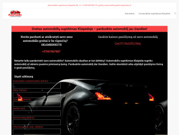 automobiliosupirkimasklaipeda.lt