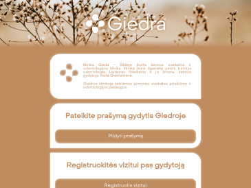 Šeimos ir odontologijos klinika, UAB "Klinika Giedra"