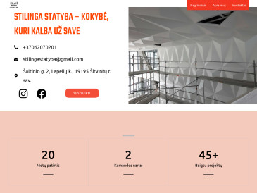 Stilinga statyba, MB