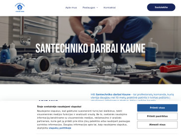 Santechniko darbai Kaune, MB