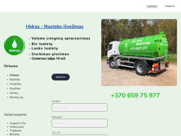 Hidras nuotekos, MB