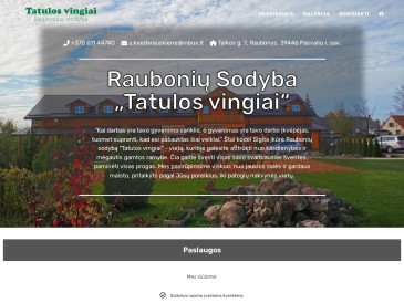 Tatulos vingiai, Raubonių sodyba