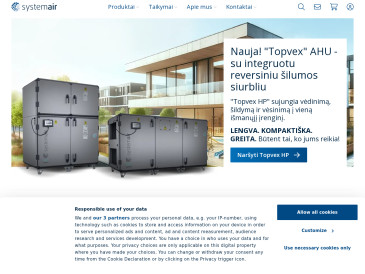 Systemair, pardavimų skyrius, UAB