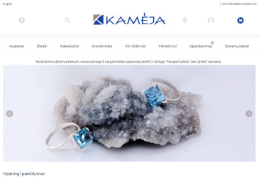 Kamėja, salonas